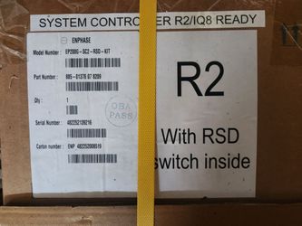 Enphase system controller 2 with RSD