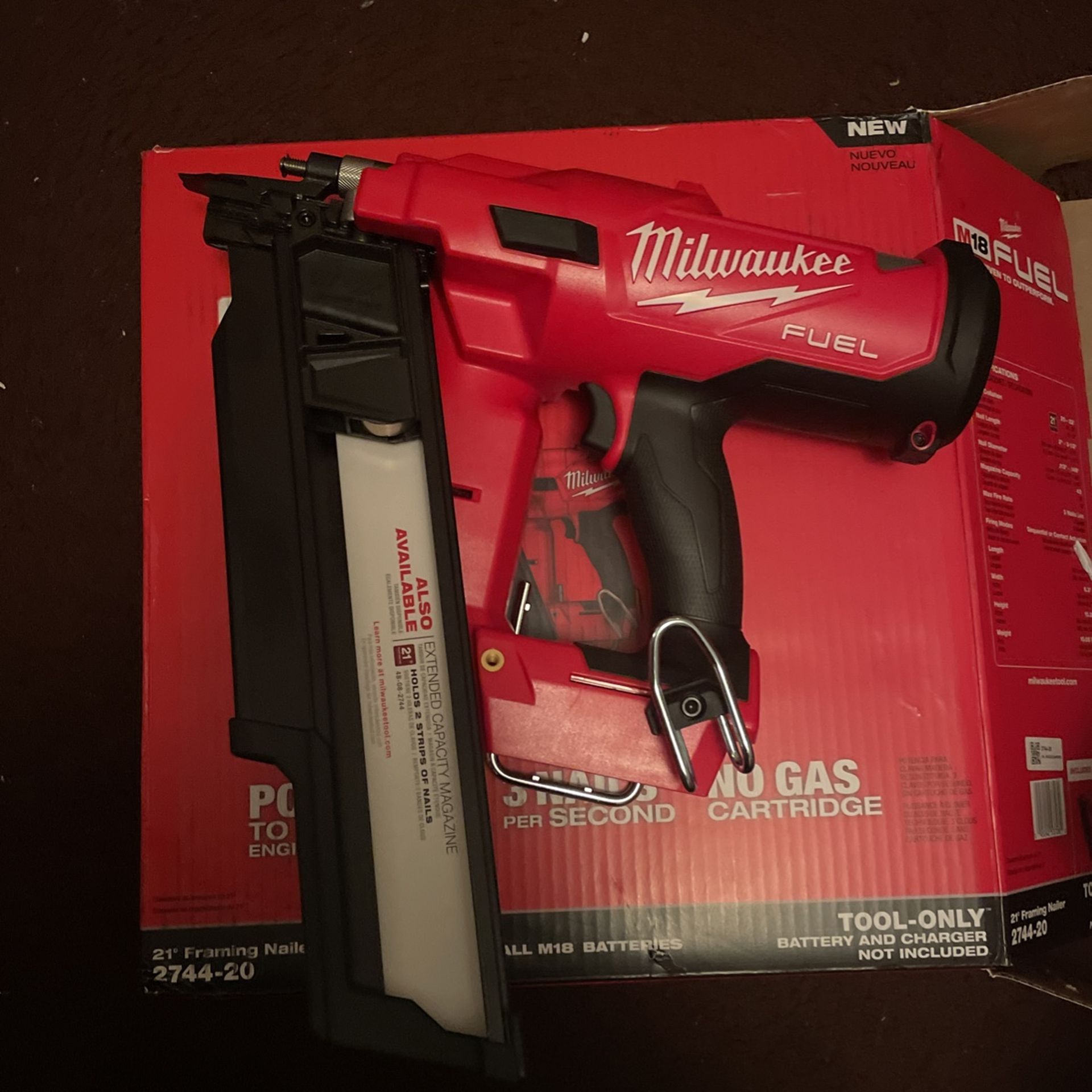 Milwukee 21”Framings Nail