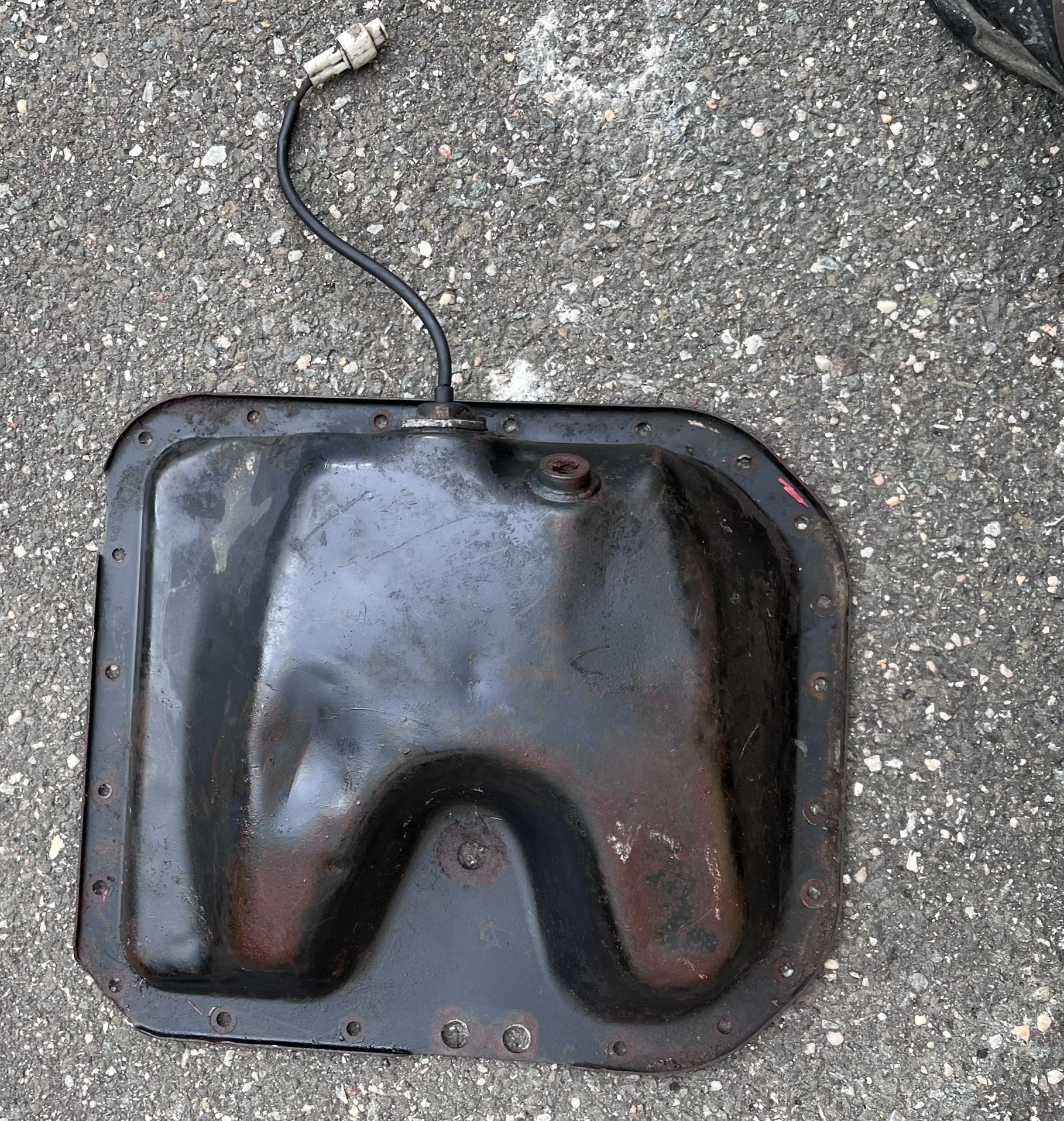 FC Mazda RX7 oem Metal Oil pan 6 port & turbo 2 turbo ii
