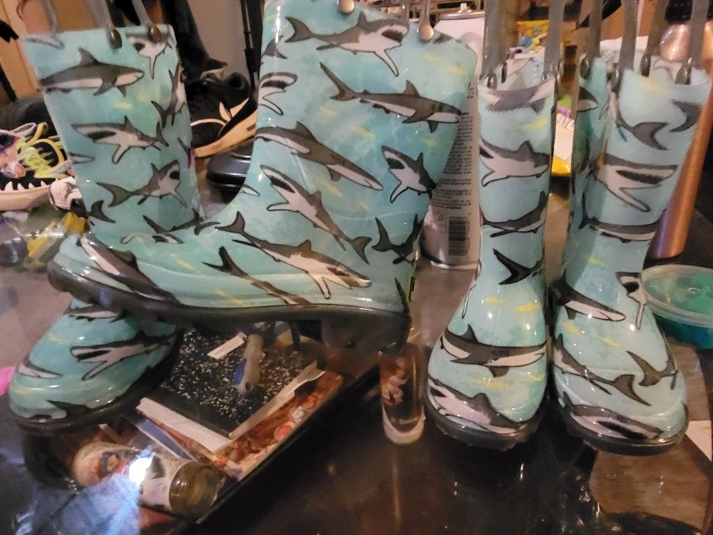 Shark Rain Fishing Boots 
