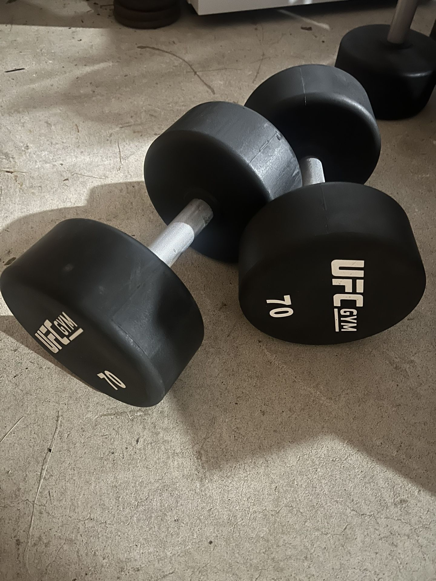 UFC Brand 70lb Dumbbells