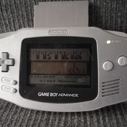 Nintendo GameBoy Advance Handheld Console With Tetris Game