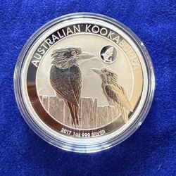 2017 1oz Australia Kookaburra Silver Coin 