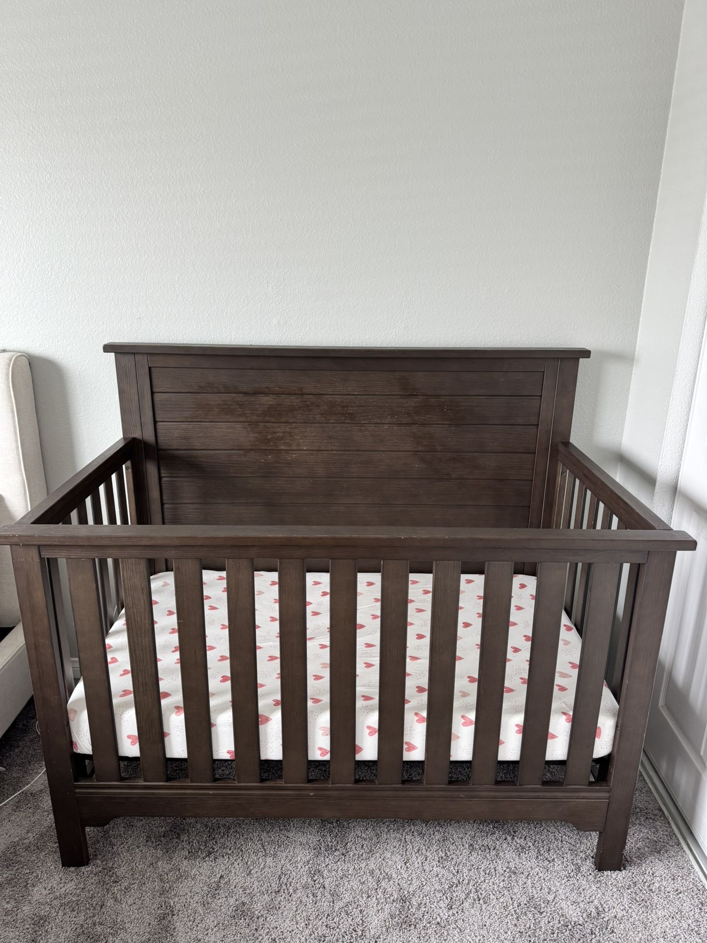Farmhouse Baby Crib (Mattress Not Included)