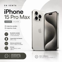 Apple iPhone 15 Pro Max Silver