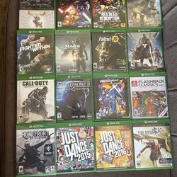 XBOX ONE Video game lot!!!