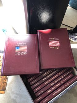 vintage 12-volume set of The Life History of the United States published by Time-Life Books. 