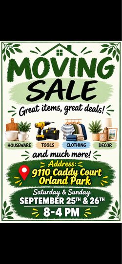 Moving sale!