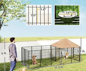 Outdoor dog kennel- brand new LARGE