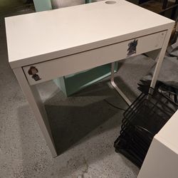 White desk