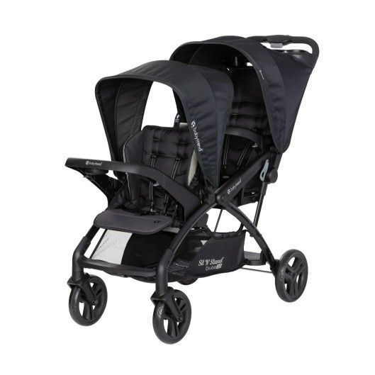 BABY TREND Sit N' Stand Double 2.0 Stroller (Desert Tan)