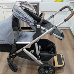 ​$1400 Value! UPPAbaby VISTA 2018 Double Stroller System w/ All Accessories