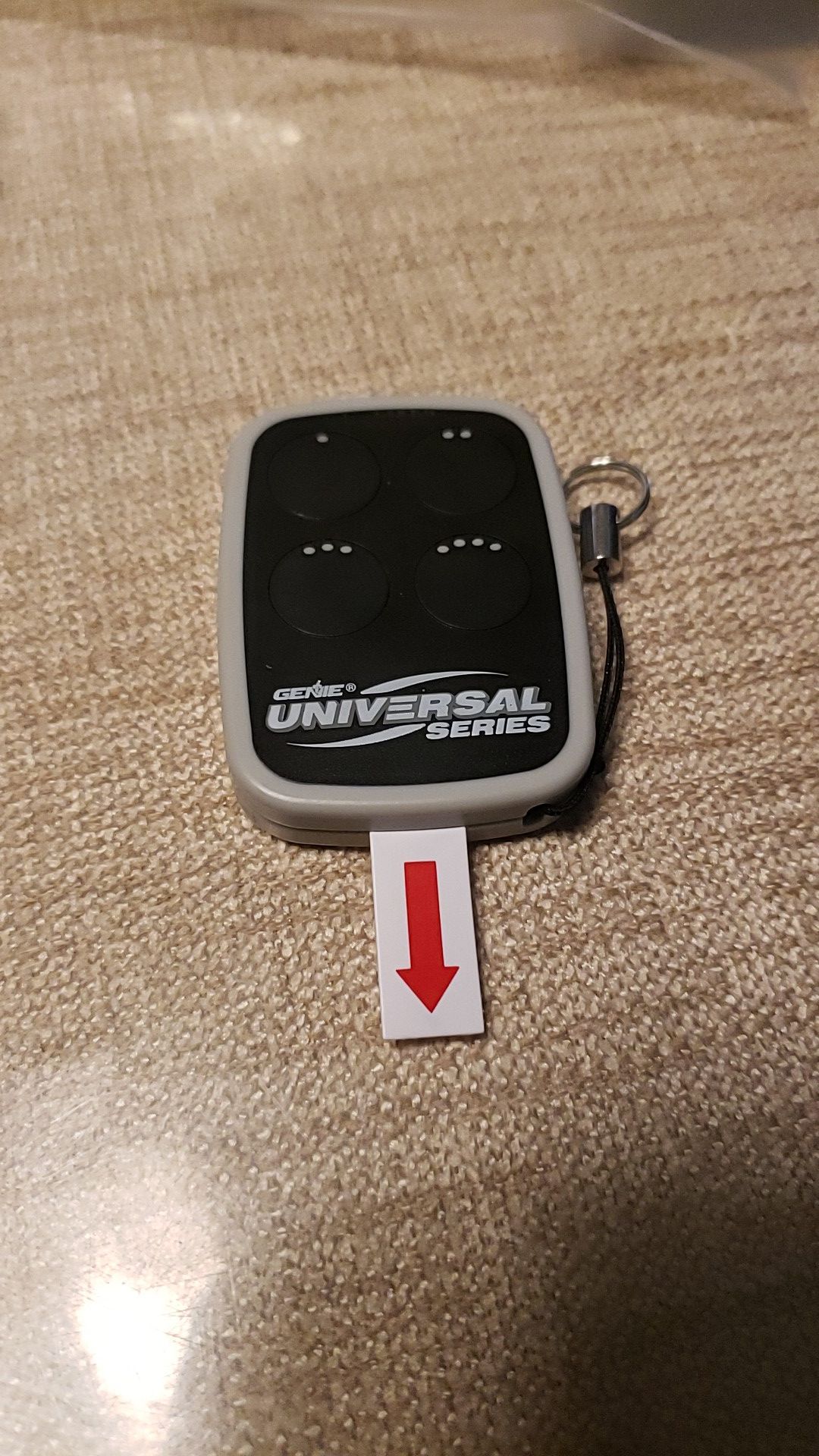 Genie Universal 4 Button Garage Door Opener Remote