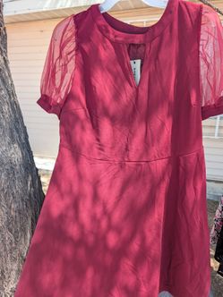 Maroon Dress