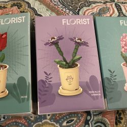 Floral Legos - 5 Available 