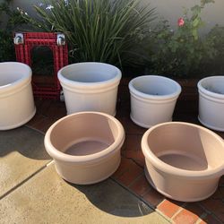 Ceramic Pots-six Total
