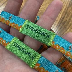 2 GA STAGECOACH WRISTBANDS $750 Each 