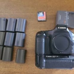 Canon 5d Mark I Body, Battery Grip Etc