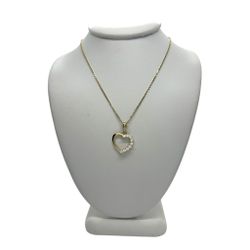 Necklace Yellow Gold 10k. Heart