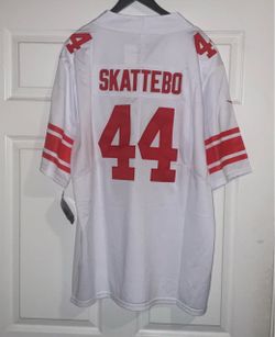 New York Giants Cam Skattebo #44 Jersey White Vapor Stitched Adult Men’s Size Medium New with tags