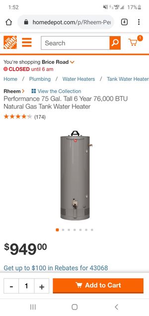 Marey Power Gas 5l Liquid Propane Tankless Water Heater Ga5lp White Water Heating