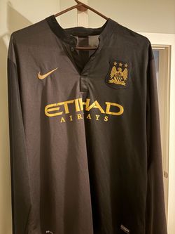🔥 NIKE MANCHESTER CITY 2012/13 AWAY JERSEY — LONG SLEEVE SIZE XL