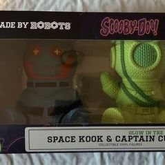Scooby-Doo Space Kook & Captain Cutler Handmade by Robots 2” Figure Set #091
