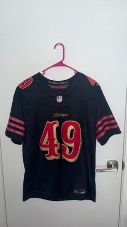 Men's San Francisco 49ers The Faithful Nike Black 2025 Rivalries Collection Stitched Limited Jersey