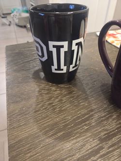 Pink coffee mugs