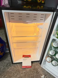 4.4 cubic foot refrigerator.