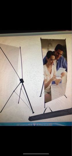 Banner X Holder Display Holds 6ft X 2-3ft