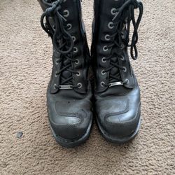 Size 10 Harley-Davidson Zip Up Boots