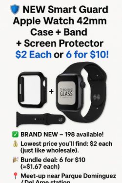  Smart Guard 42mm Apple Watch Set – Band + Case + Screen Protector |