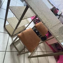 Table & 2 Stools 