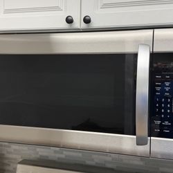 Stainless Steel LG Microwave Over The Range 2 Cubic Feet 