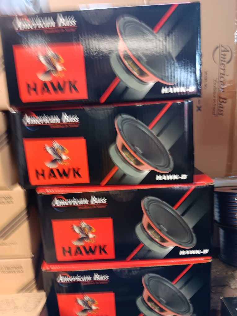 American Bass Hawks 8" New