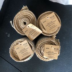 Burlap Lace Ribbon Decor