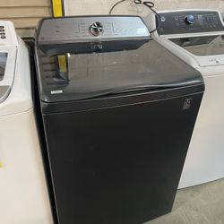 🔥 NEW GE Profile 5.0 Cu Ft High Efficiency Smart Top Load Washer Microban Diamond Gray PTW600BPRDG