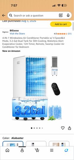 4-IN-1 Windowless Air Conditioner Portable