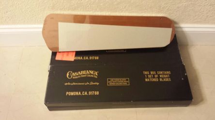 CASABLANCA CHERRYWOOD BLADES FOR CEILING FAN
