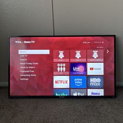 43” TCL Roku TV