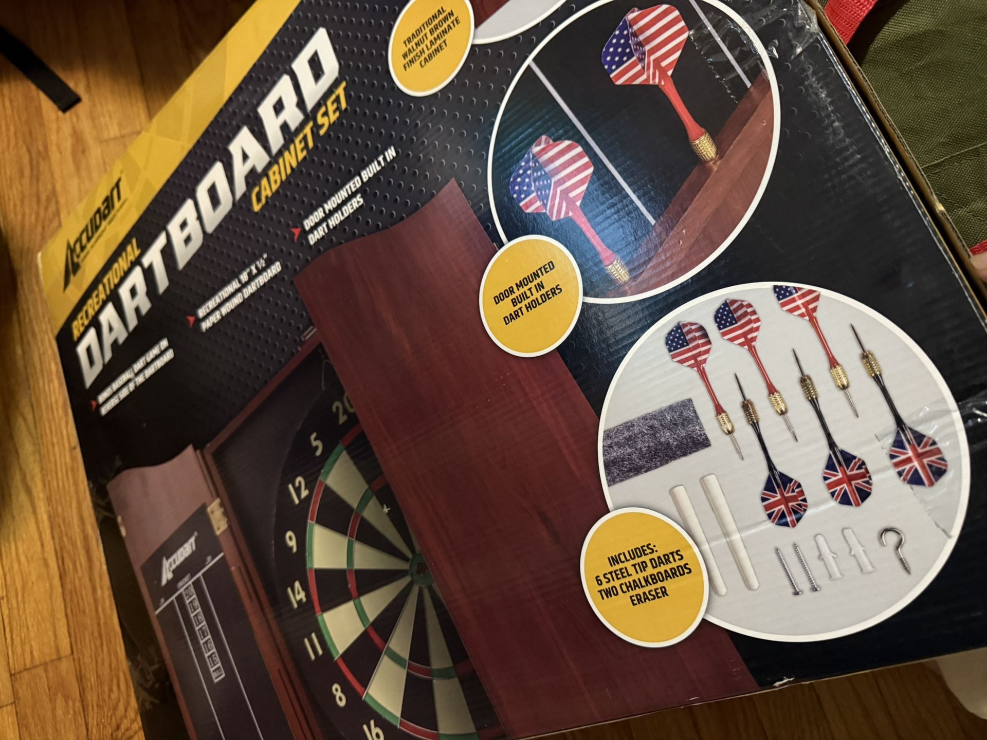 Accudart Dartboard Cabinet Set