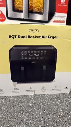 Dual basket air fryers
