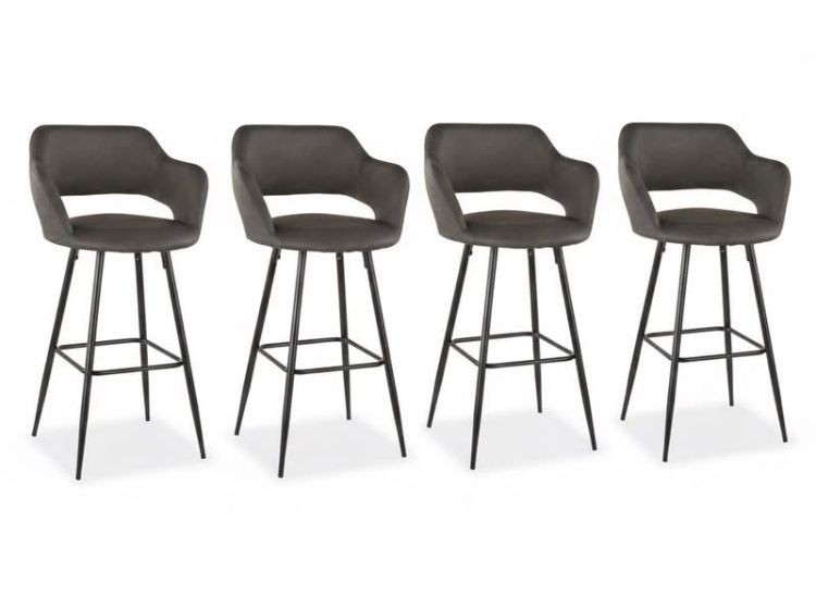 🪑 4-Pc Margarite 30″ Bar Stool Set — $340 🤎
