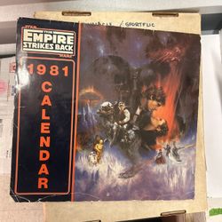 Vintage Star Wars Calendar Vintage Football Binders Mixed A Lot Collectors Welcome