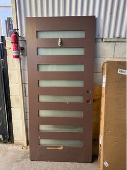 Solid Wood Modern Door 36”x79”