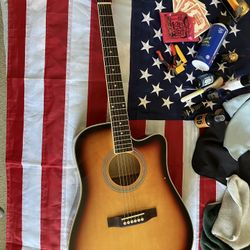 Acoustic Guitar no Brand logo 