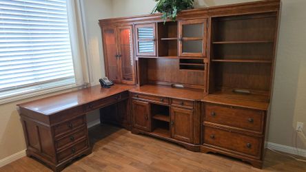 Home office desk unit