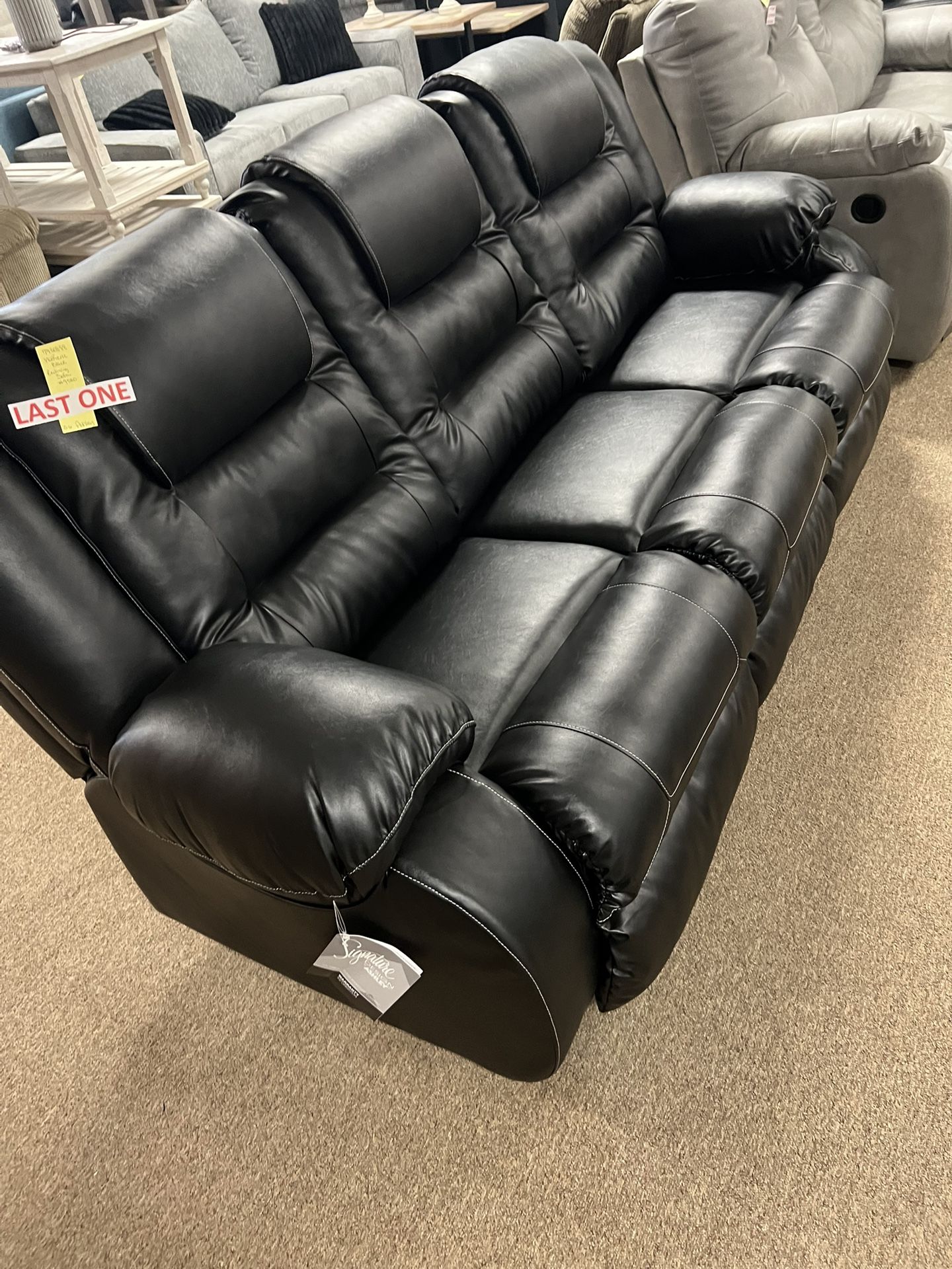 Reclining Nice Black Couch!