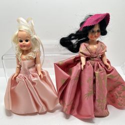 Lot Of 2 1950s  Storybook Doll Album of Americana, Dolly Madison, Martha Washington 